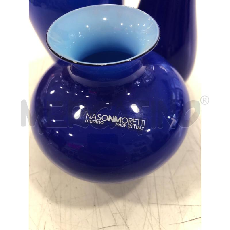 VASI MINI ANTARES NASON MORETTI MURANO BLU | Mercatino dell'Usato Roma somalia 2