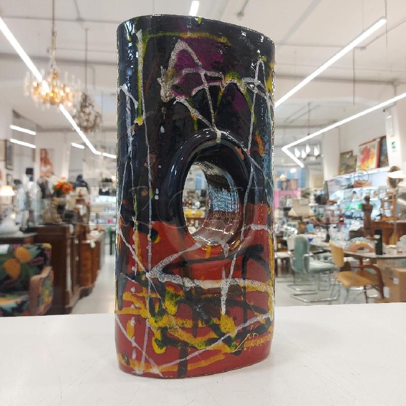 VASO ARTIGIANALE LUCIO RONCA COLORATO FORO CENTRALE | Mercatino dell'Usato Roma somalia 2