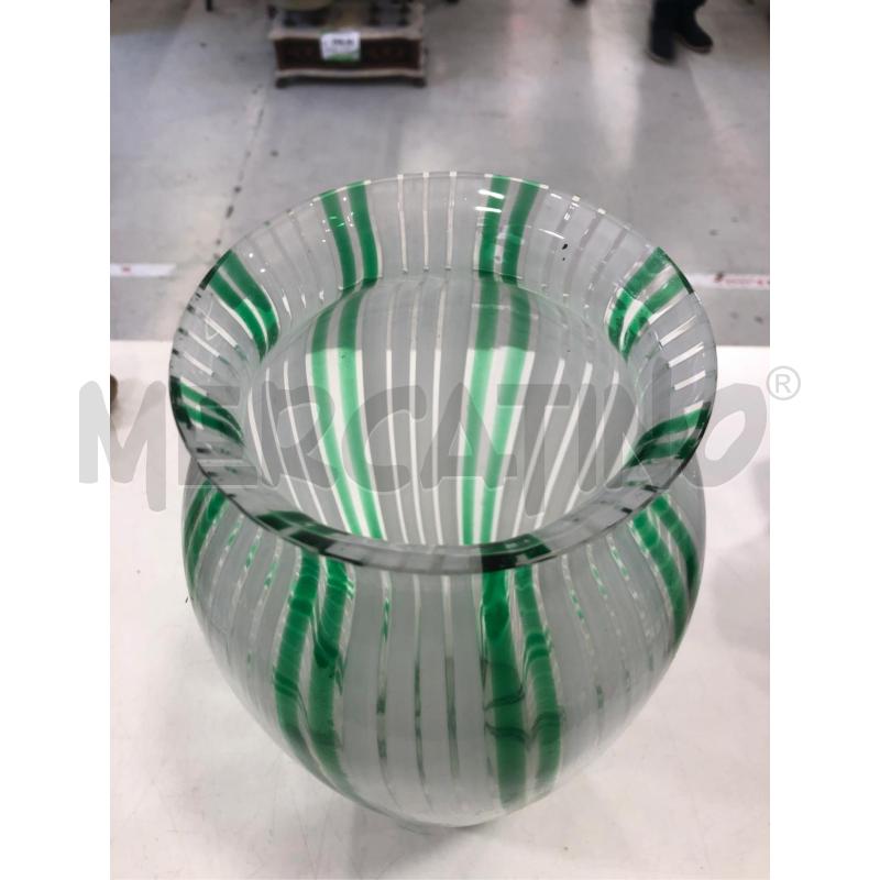 VASO CENEDESE MURANO CANNE VERDI | Mercatino dell'Usato Roma somalia 2