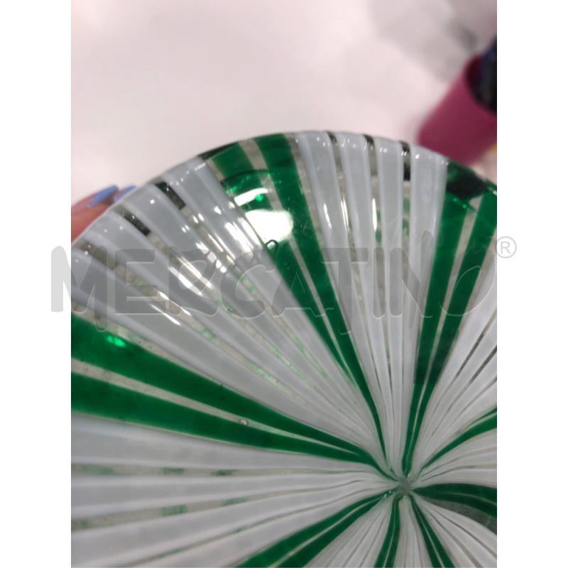 VASO CENEDESE MURANO CANNE VERDI | Mercatino dell'Usato Roma somalia 3