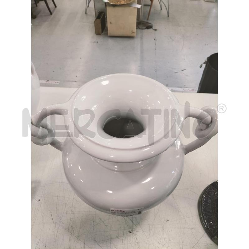 VASO CERAM BIANCA CELONIA | Mercatino dell'Usato Roma somalia 3