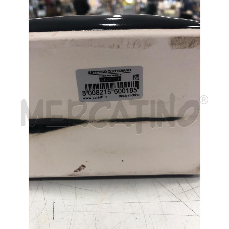 VASO CERAM NERA SELETTI | Mercatino dell'Usato Roma somalia 3
