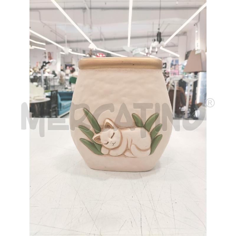 VASO CERAM THUN GATTO | Mercatino dell'Usato Roma somalia 1