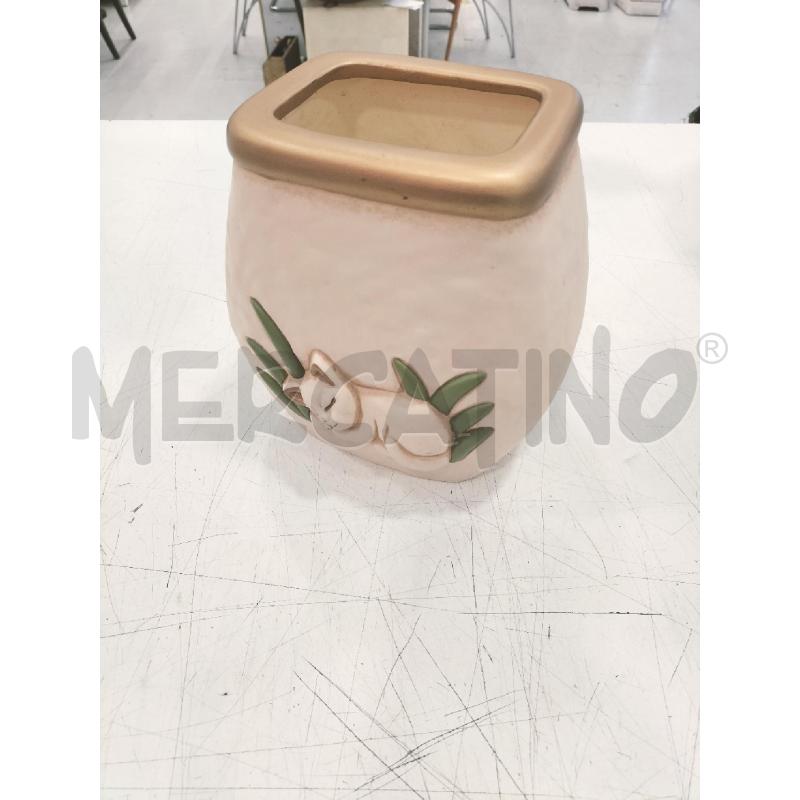 VASO CERAM THUN GATTO | Mercatino dell'Usato Roma somalia 3