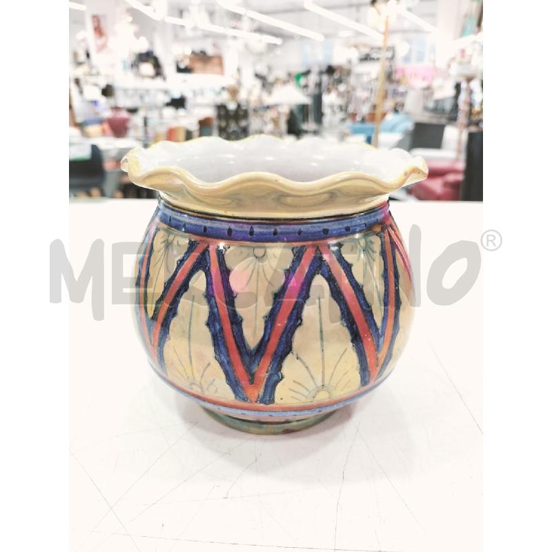 VASO CER LUSTRATA DEC FOGLIE | Mercatino dell'Usato Roma somalia 1