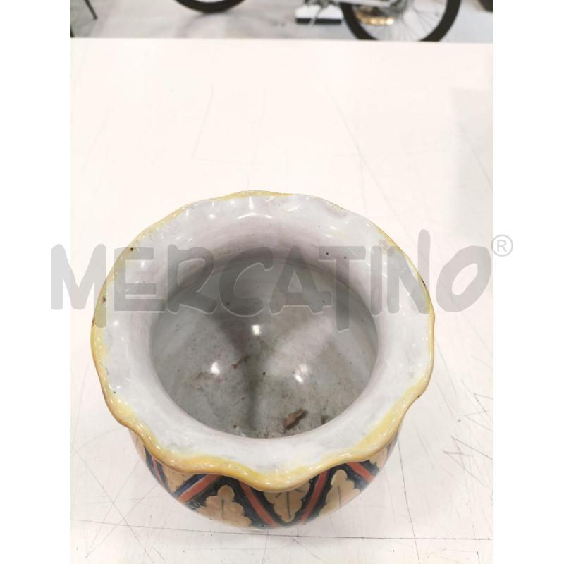 VASO CER LUSTRATA DEC FOGLIE | Mercatino dell'Usato Roma somalia 3