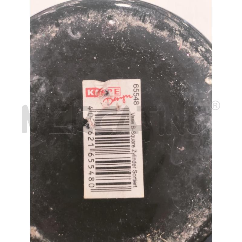 VASO CILINDRICO NERO KARE DESIGN | Mercatino dell'Usato Roma somalia 3