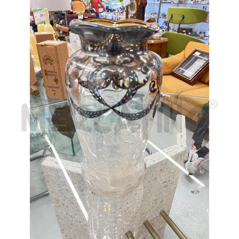 VASO CRISTALLO DIP ARG  | Mercatino dell'Usato Roma somalia 2