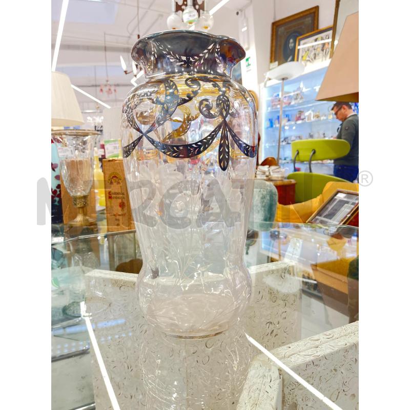 VASO CRISTALLO DIP ARG  | Mercatino dell'Usato Roma somalia 4