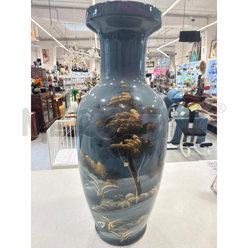 VASO DIPINTO PAESAGGIO DA RIV | Mercatino dell'Usato Roma somalia 4