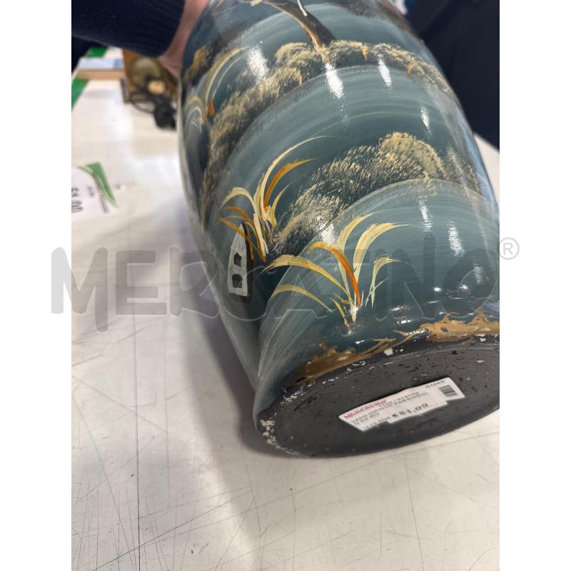VASO DIPINTO PAESAGGIO DA RIV | Mercatino dell'Usato Roma somalia 5