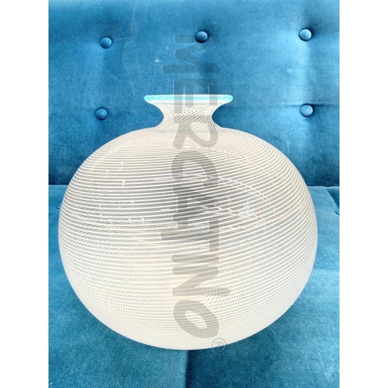 VASO MURANO A CANNE BIANCHE ATTR BAROVIER E TOSO | Mercatino dell'Usato Roma somalia 2