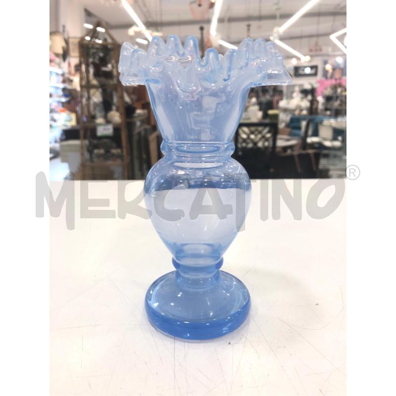 VASO OPALINA BLU  | Mercatino dell'Usato Roma somalia 1