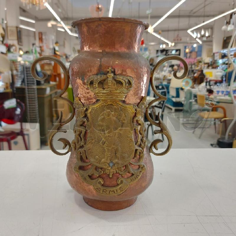 VASO RAME INSERTI DORATI ARMIS JURA | Mercatino dell'Usato Roma somalia 1