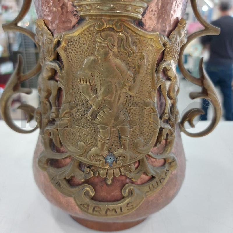 VASO RAME INSERTI DORATI ARMIS JURA | Mercatino dell'Usato Roma somalia 2