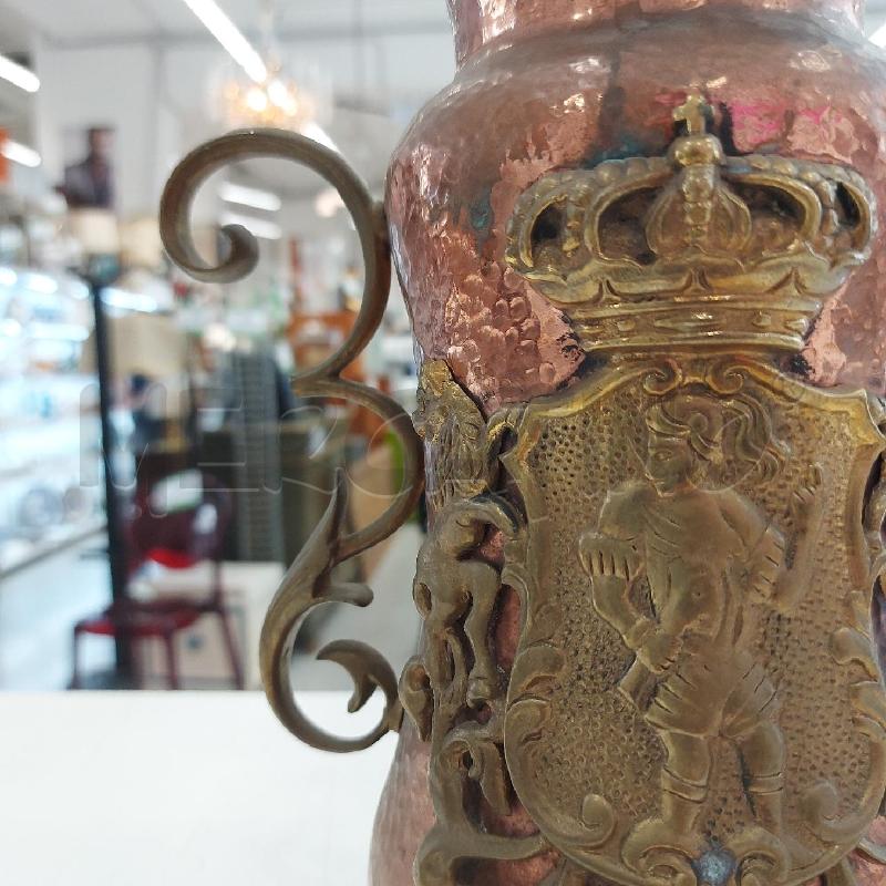VASO RAME INSERTI DORATI ARMIS JURA | Mercatino dell'Usato Roma somalia 3