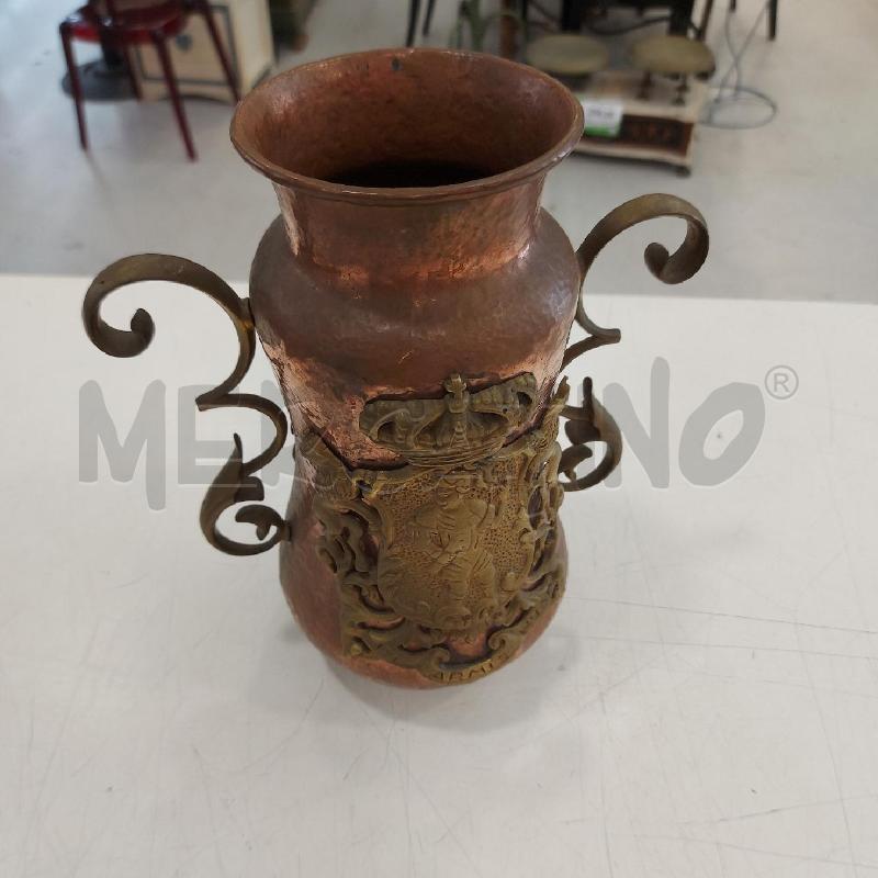 VASO RAME INSERTI DORATI ARMIS JURA | Mercatino dell'Usato Roma somalia 4