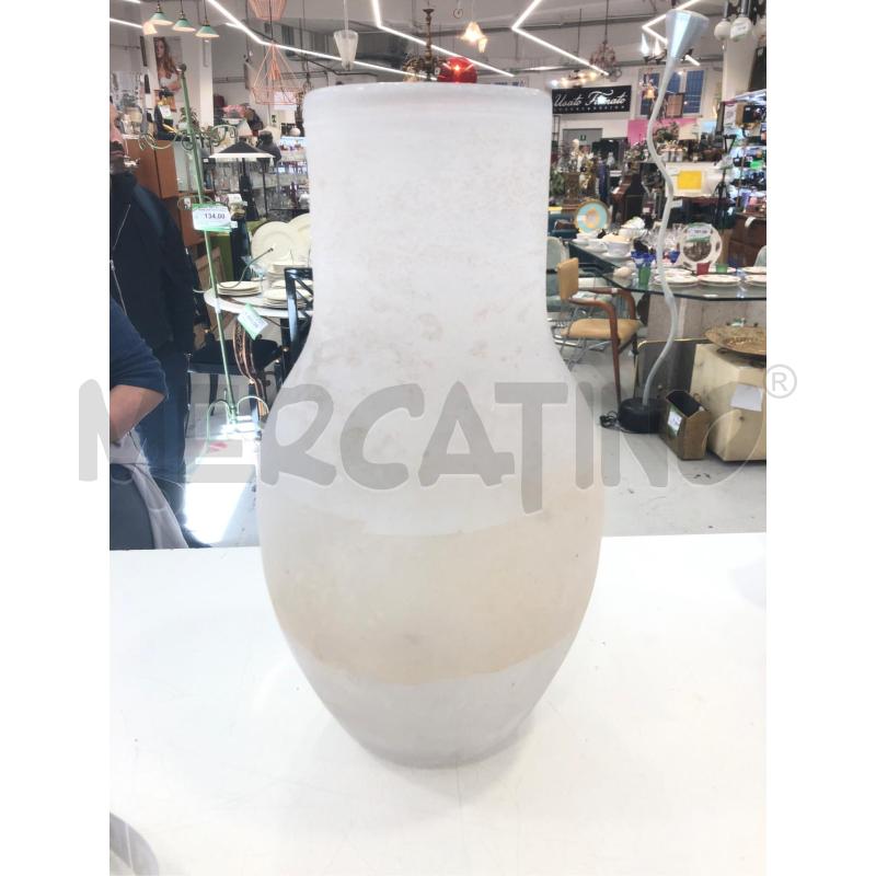 VASO SABBIATO BIANCO SEGUSO | Mercatino dell'Usato Roma somalia 1