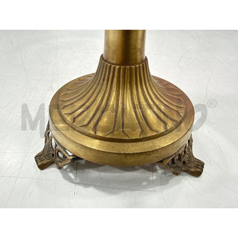 VASO VETRO BASE E BORDO DORATI CROMO | Mercatino dell'Usato Roma somalia 3