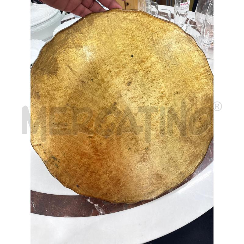 VASSOIO FIORENTINO ORO VERDE SCURO | Mercatino dell'Usato Roma somalia 2