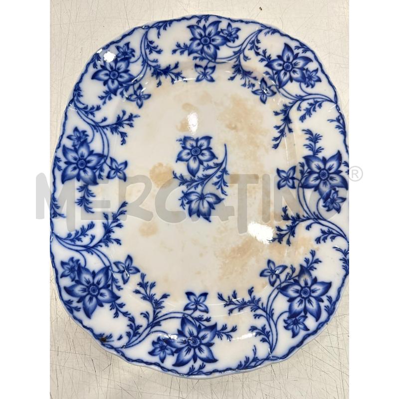 VASSOIO GRANDE ANEMONE FIORI BLU | Mercatino dell'Usato Roma somalia 2