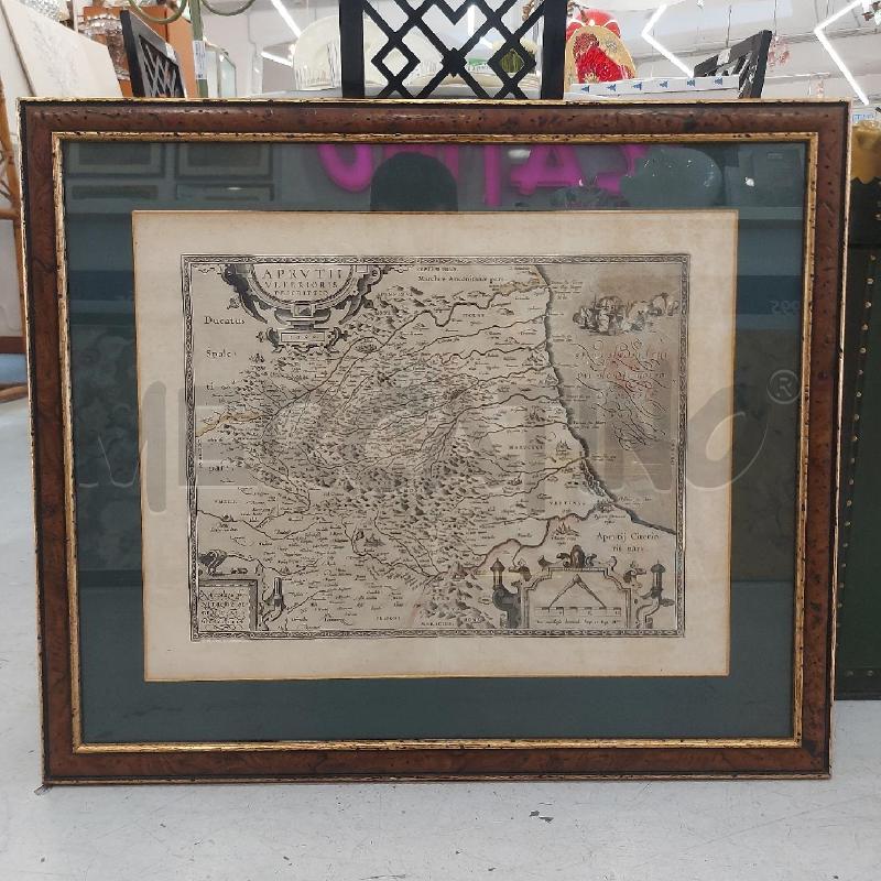 VECCHIA CARTINA DELL'ABRUZZO 68X57  | Mercatino dell'Usato Roma somalia 1