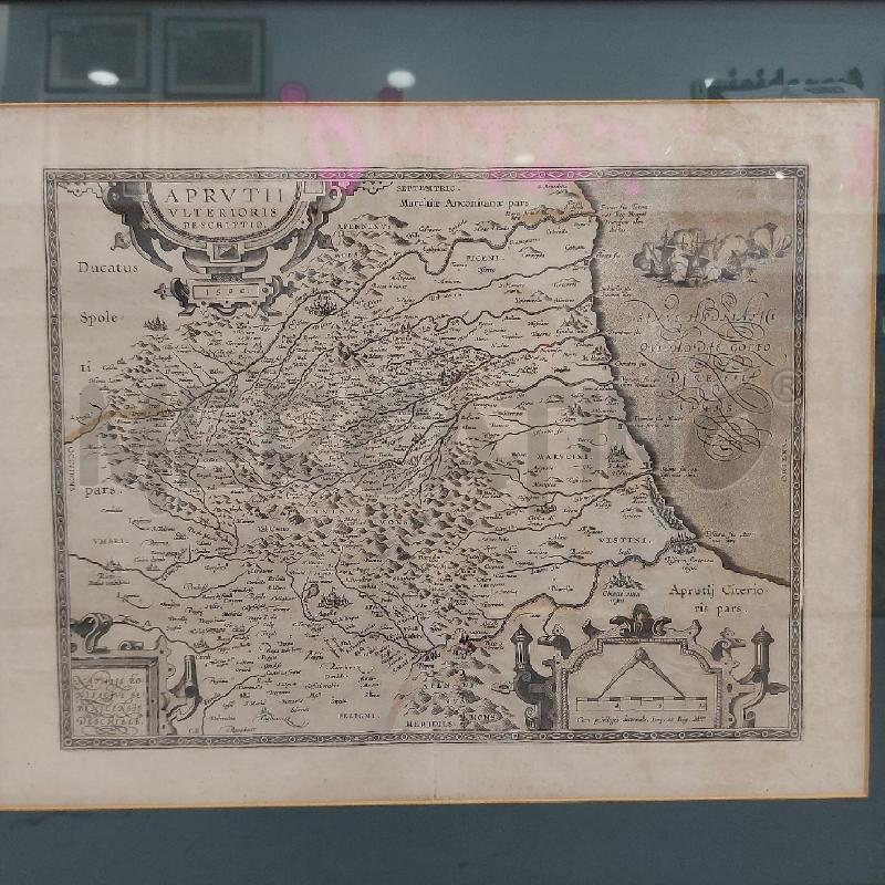 VECCHIA CARTINA DELL'ABRUZZO 68X57  | Mercatino dell'Usato Roma somalia 2