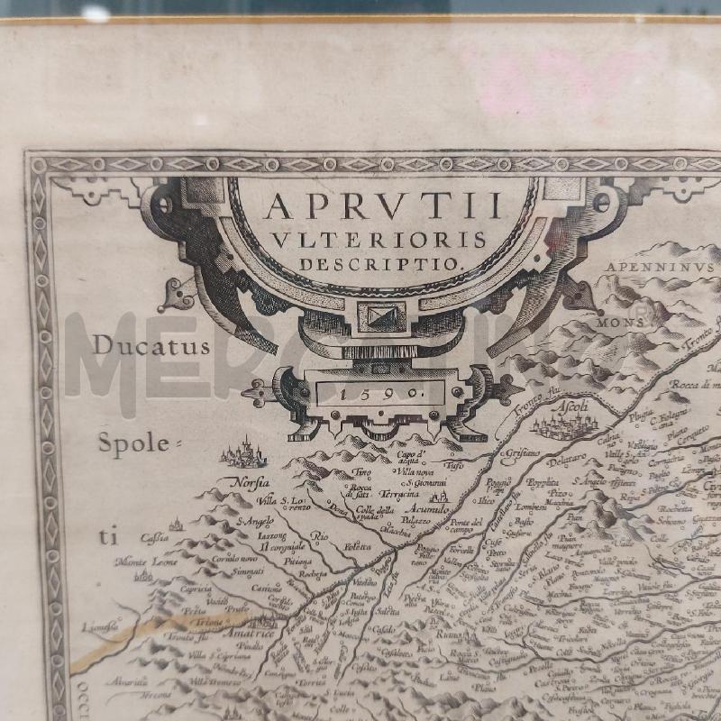 VECCHIA CARTINA DELL'ABRUZZO 68X57  | Mercatino dell'Usato Roma somalia 3