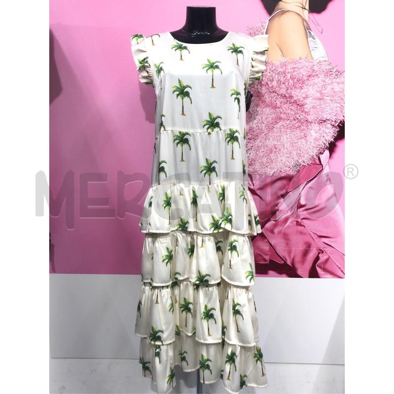 VESTITO DONNA 5 PROGRESS BEIGE FANT VERDE | Mercatino dell'Usato Roma somalia 1