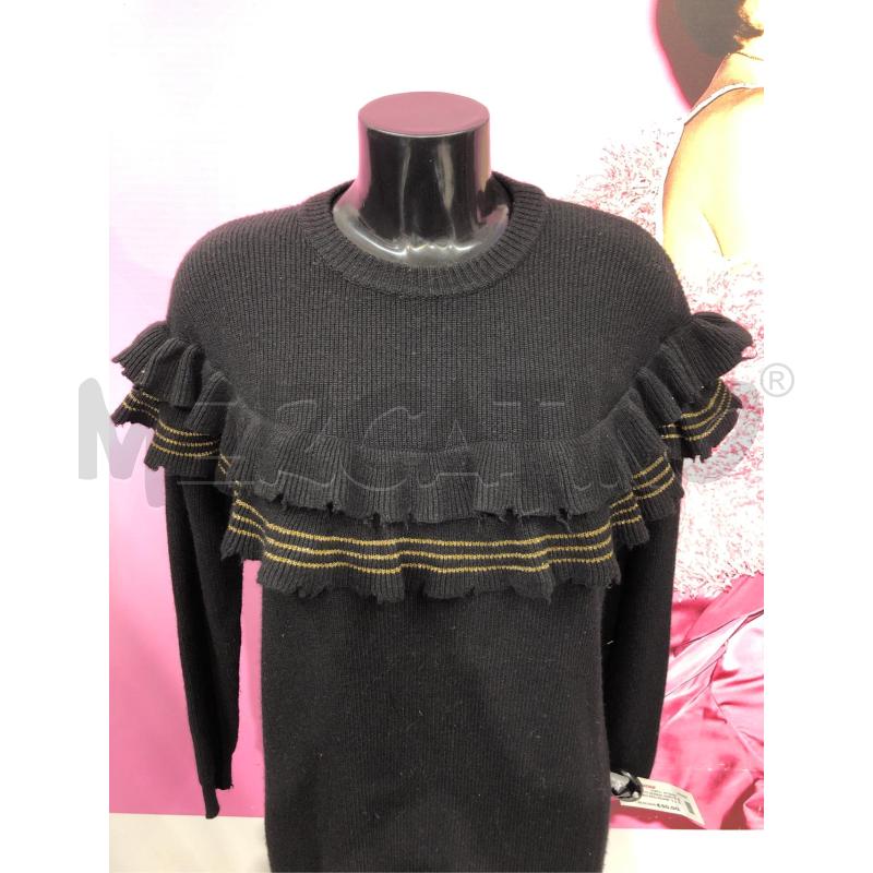 VESTITO DONNA ANNYE BY NERO FRU RIGHE DOR | Mercatino dell'Usato Roma somalia 2