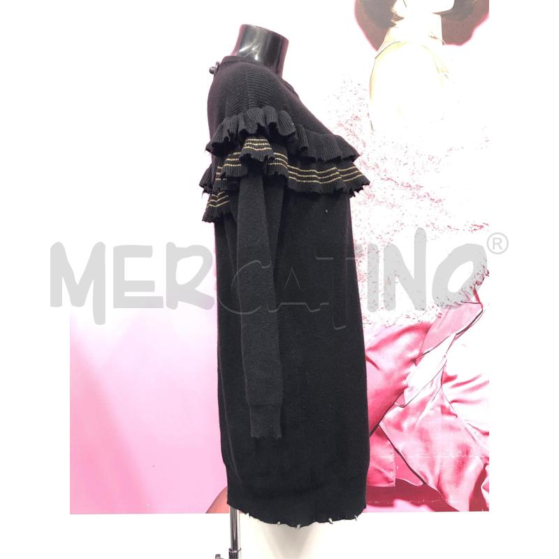 VESTITO DONNA ANNYE BY NERO FRU RIGHE DOR | Mercatino dell'Usato Roma somalia 3