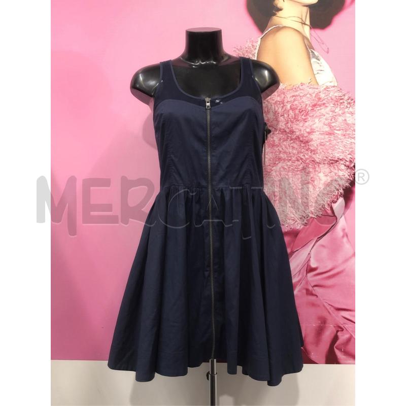 VESTITO DONNA ARMANI EXCHANGE BLU ZIP  | Mercatino dell'Usato Roma somalia 1