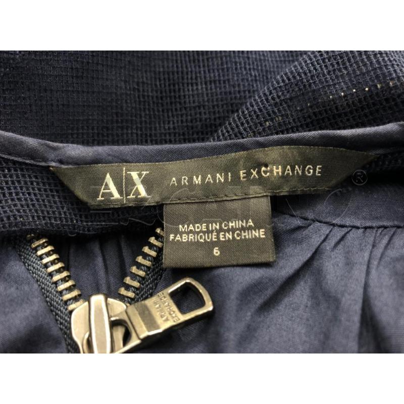 VESTITO DONNA ARMANI EXCHANGE BLU ZIP  | Mercatino dell'Usato Roma somalia 5