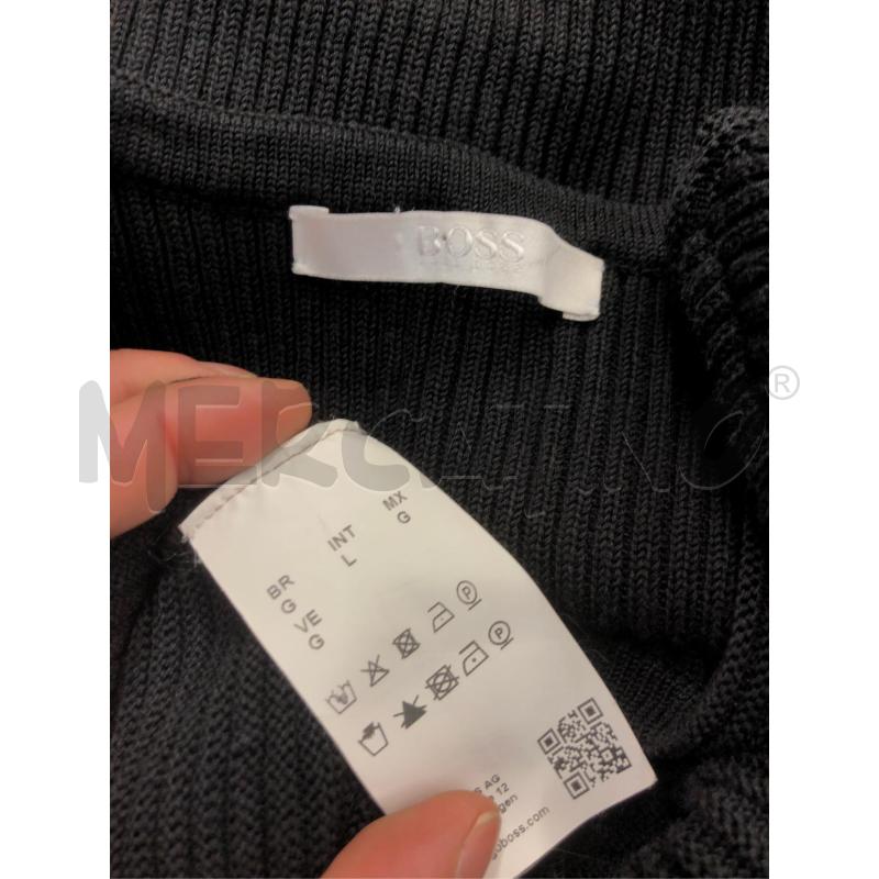VESTITO DONNA BOSS  NERO KNIT  | Mercatino dell'Usato Roma somalia 5