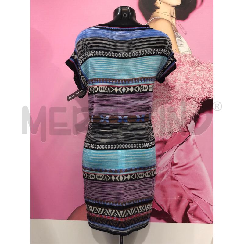 VESTITO DONNA DERHY VIOLA AZZURRO MULTICOLOR  | Mercatino dell'Usato Roma somalia 3