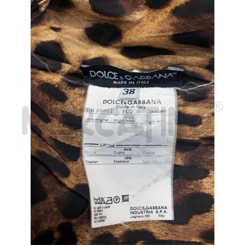 VESTITO DONNA DOLCE&GABBANA MARRONE INT LEOP  | Mercatino dell'Usato Roma somalia 5