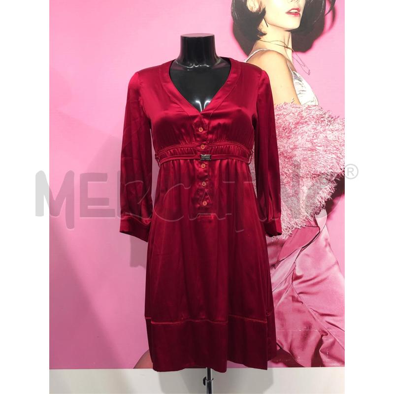 VESTITO DONNA FLAVIO CASTELLANI ROSSO LUCIDO  | Mercatino dell'Usato Roma somalia 1