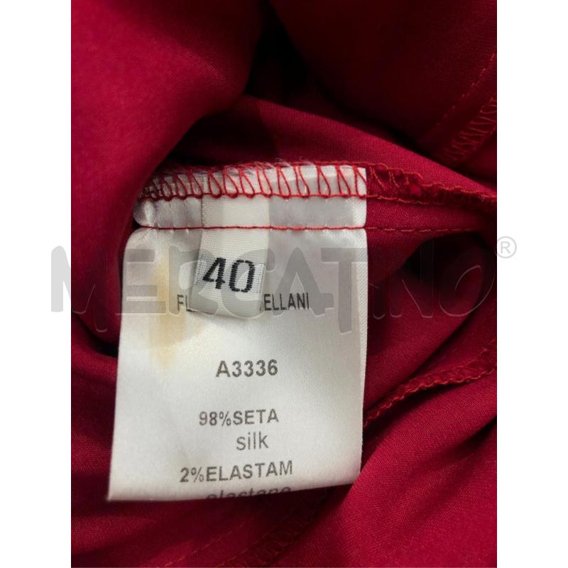 VESTITO DONNA FLAVIO CASTELLANI ROSSO LUCIDO  | Mercatino dell'Usato Roma somalia 5
