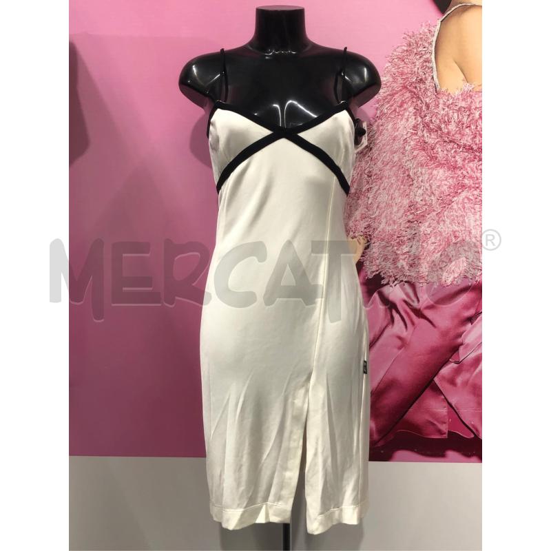 VESTITO DONNA GIANFRANCO FERRE BIANCO PROF NERI | Mercatino dell'Usato Roma somalia 1