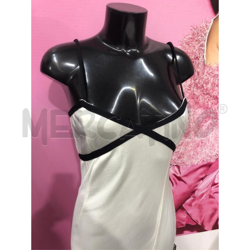 VESTITO DONNA GIANFRANCO FERRE BIANCO PROF NERI | Mercatino dell'Usato Roma somalia 2