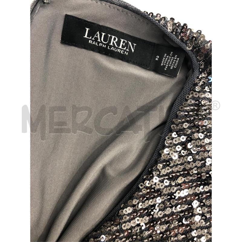 VESTITO DONNA LAUREN ARGENTATO PAILLETTES  | Mercatino dell'Usato Roma somalia 5