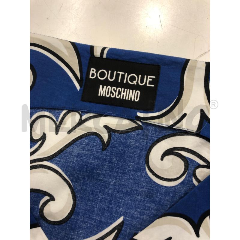 VESTITO DONNA MOSCHINO BOUTIQUE BLU FIORI BIANCHI  | Mercatino dell'Usato Roma somalia 3