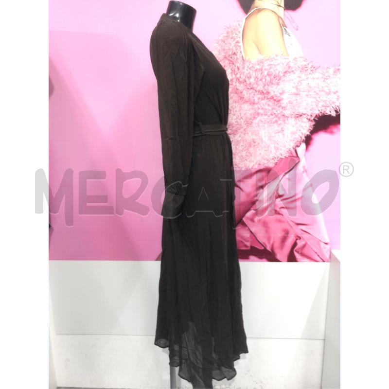 VESTITO DONNA PARAH MARRONE VELATO SETA  | Mercatino dell'Usato Roma somalia 3