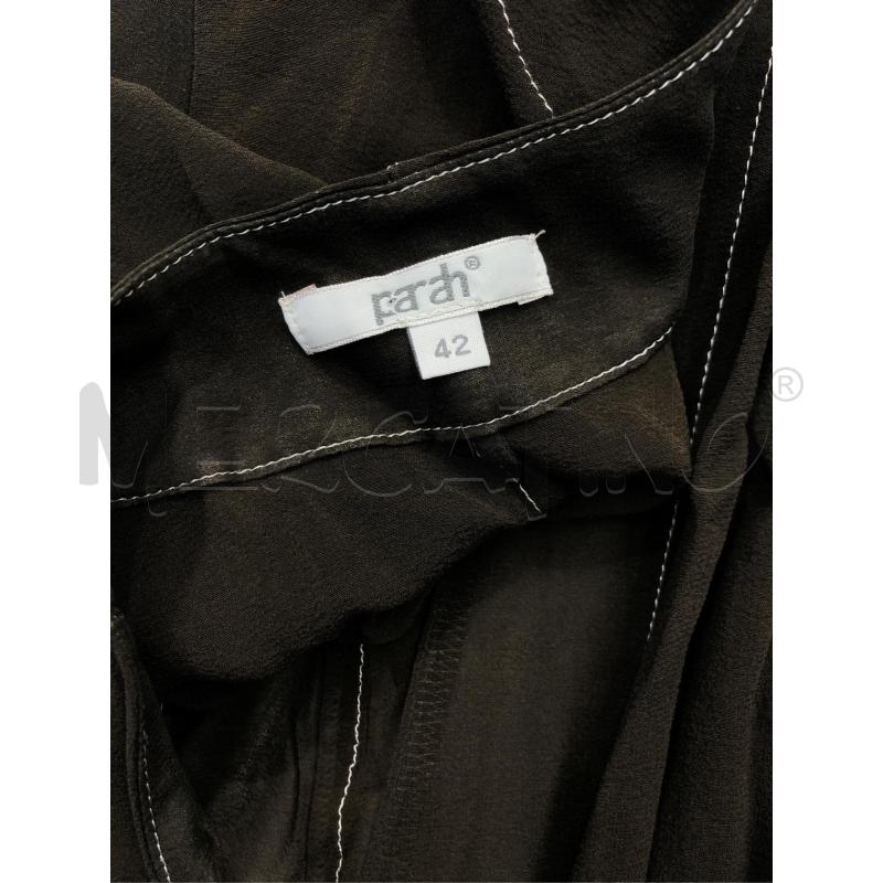 VESTITO DONNA PARAH MARRONE VELATO SETA  | Mercatino dell'Usato Roma somalia 5