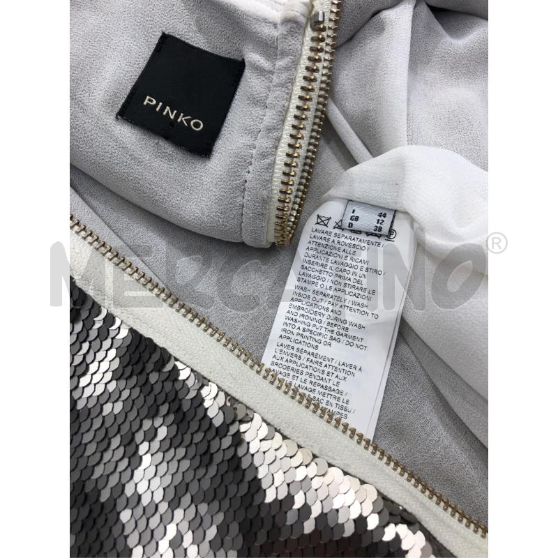 VESTITO DONNA PINKO ARGENTATO PAILLETTES NEW | Mercatino dell'Usato Roma somalia 5