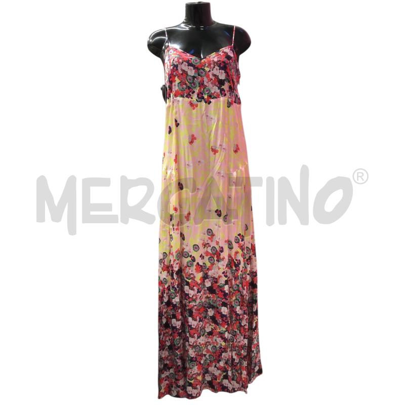 VESTITO DONNA PINKO ROSA GIALLO FANTASIA  | Mercatino dell'Usato Roma somalia 1