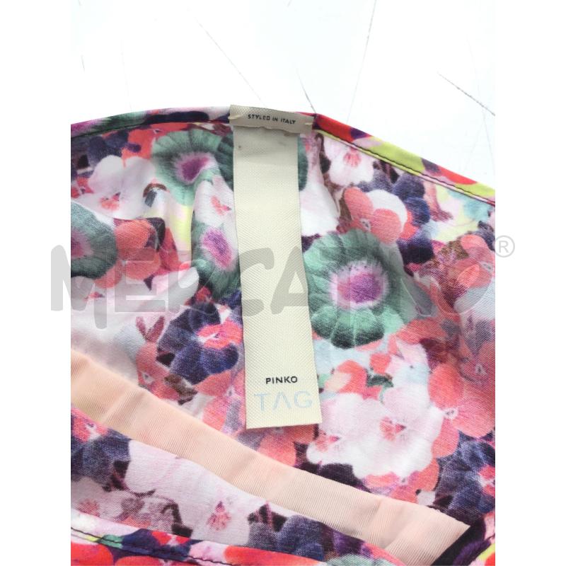 VESTITO DONNA PINKO ROSA GIALLO FANTASIA  | Mercatino dell'Usato Roma somalia 4