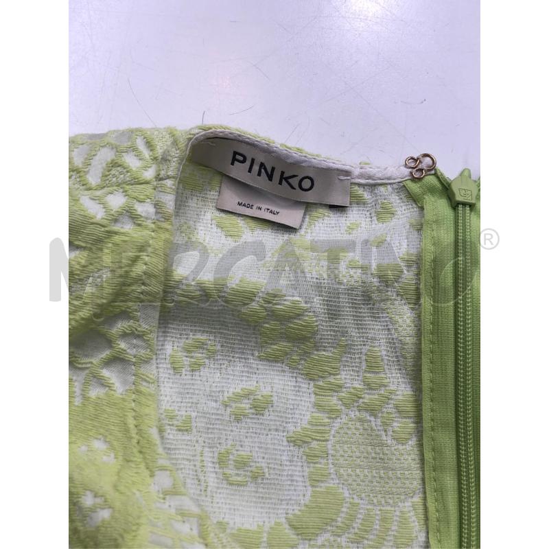 VESTITO DONNA PINKO VERDE PIZZO  | Mercatino dell'Usato Roma somalia 4