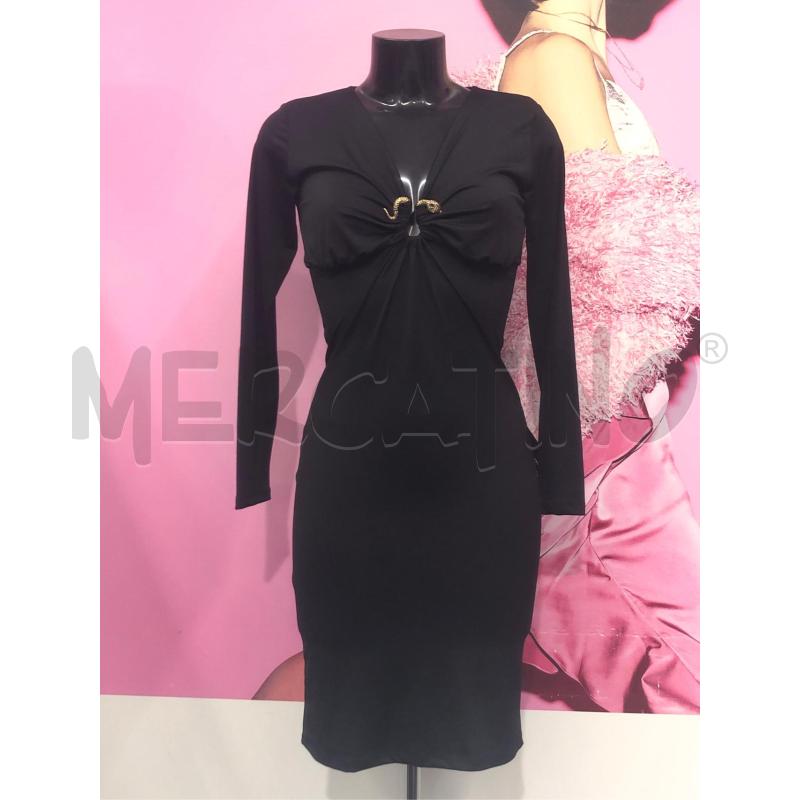 VESTITO DONNA ROBERTO CAVALLI NERO SERPENE DOR | Mercatino dell'Usato Roma somalia 1