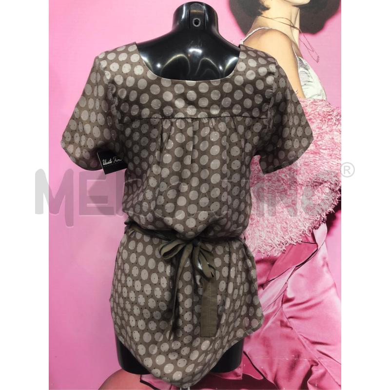 VESTITO DONNA SANDRO MARRONE POIS ROSA SETA | Mercatino dell'Usato Roma somalia 2